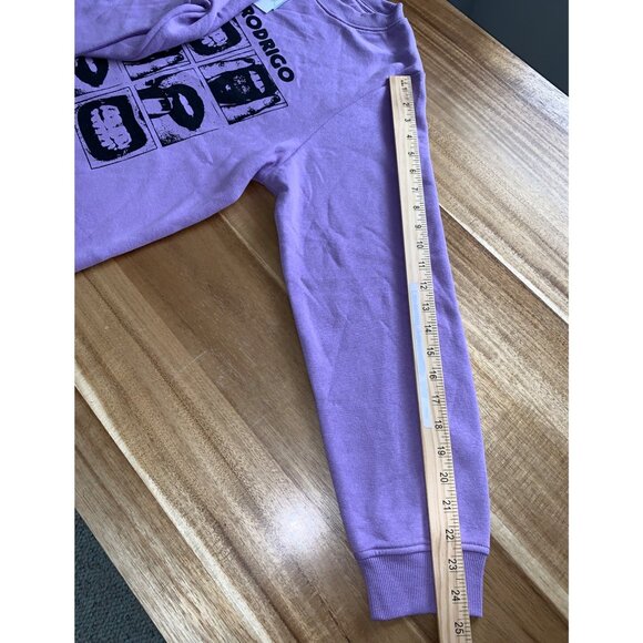 Olivia Rodrigo Womens Vampire Graphic Sweatshirt Round Neck Purple Size XL - Picture 11 of 14